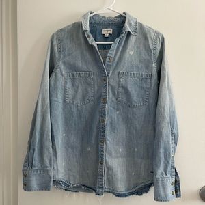 True Religion button down denim shirt